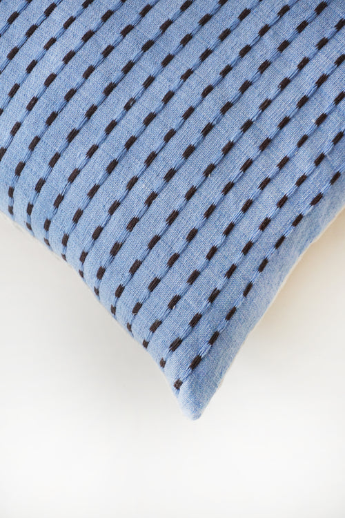 Cojín Puntos AZUL / CAFE