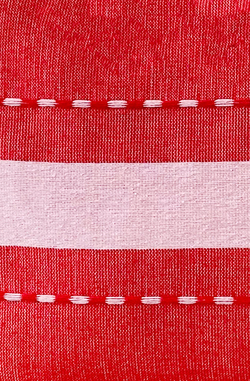 Cojín escalado Rojo